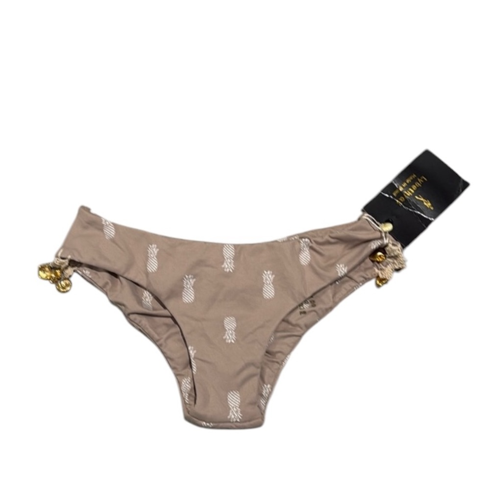 17. Lybethras Tan Pineapple Bikini Bottom